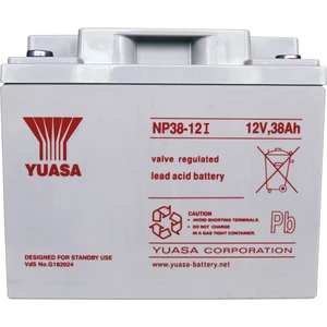 Yuasa NP38-12 NP38-12 olovený akumulátor 12 V 38 Ah olovený so skleneným rúnom (š x v x h) 197 x 170 x 165 mm skrutkovan