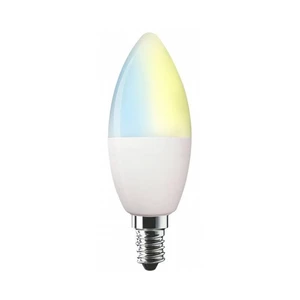 Inteligentná žiarovka Swisstone SH 310, E14, 350 lm, 4,5 W, WiFi, bílá (SH 310) chytrá LED žiarovka • závit E14 • Wi-Fi • svietivosť 350 lm • teplota 