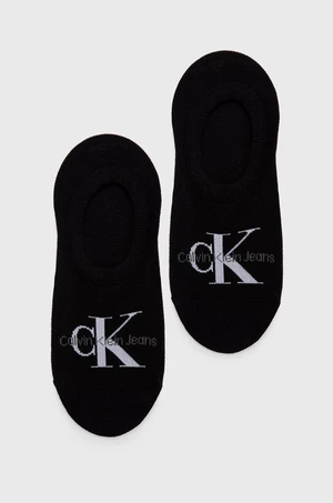Ponožky Calvin Klein Jeans dámske, čierna farba, 701218751