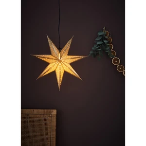 Vianočná závesná dekorácia v zlatej farbe Markslöjd Glitter, dĺžka 45 cm