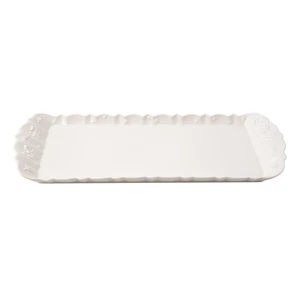 Biely porcelánový podnos Toy's Delight Villeroy&Boch, dĺžka 40 cm