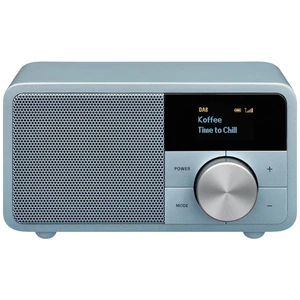 Sangean Genuine Mini DDR-7 stolný rádio DAB+, FM AUX, Bluetooth   tyrkysová