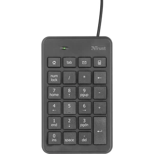 Trust Xalas USB číselná klávesnica  čierna