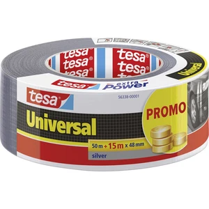 tesa UNIVERSAL 56338-00001-01 páska so skleným vláknom  strieborná (d x š) 65 m x 48 mm 1 ks