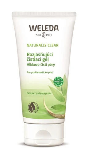 WELEDA Naturally Clear rozjasňujúci čistiaci gél na problematickú pleť