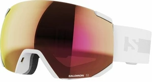 Salomon Radium ML White/Pink Okulary narciarskie