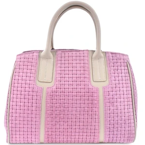 Dámská kožená kabelka shopper Arteddy - růžová