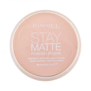 Rimmel London Stay Matte 14 g púder pre ženy 009 Amber