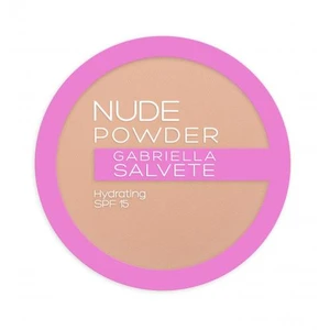 Gabriella Salvete Nude Powder SPF15 8 g púder pre ženy 03 Nude Sand