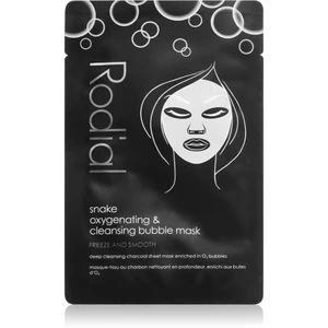 Rodial Snake Oxyganating & cleansing bubble mask čistiaca a detoxikačná maska s aktívnym uhlím 1 ks