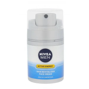 Nivea Men Active Energy Skin Energy 50 ml denní pleťový krém pro muže na všechny typy pleti; výživa a regenerace pleti; na unavenou pleť