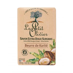 Le Petit Olivier Shea Butter Extra Mild Surgras Soap 250 g tuhé mýdlo pro ženy