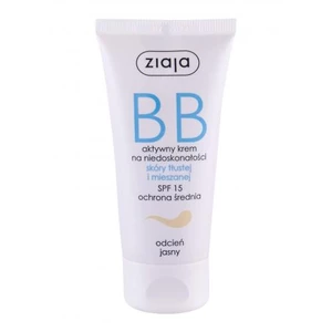 Ziaja BB Cream Oily and Mixed Skin SPF15 50 ml bb krém pro ženy Light