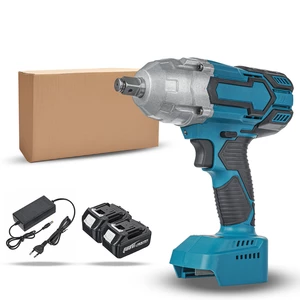 588VF 880N.m 3/4" Cordless Brushless Electric Impact Wrench Rechargeable Woodworking Maintenance Tool W/1pc/2pcs Battery