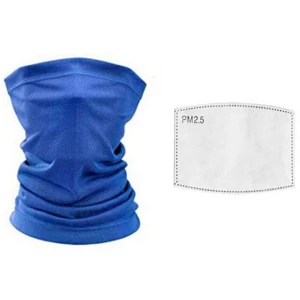 Adult Blue Face Neck Gaiter Tube Bandana Scarf CoverCarbon Filters For Motorcycle Racing Outdoor Sports