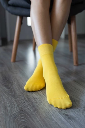 Barefoot ponožky - žluté 35-38