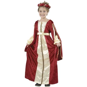 HM Studio Dětský kostým Princezna Vínově červené šaty 130-140 cm