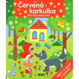 Sun Třpytivé samolepky Červená Karkulka