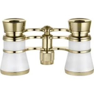 Kukátko Eschenbach Glamour 3 x 25 mm perlově bílá, zlatá