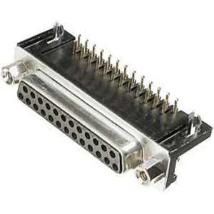 D-SUB zdířková lišta Assmann A-DF 09 A/KG-T1, 9 pin, úhlová
