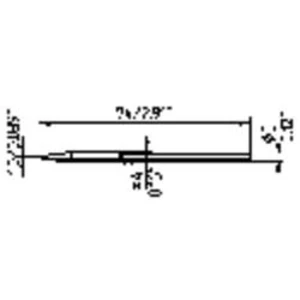 Pájecí hrot Ersa Typ 212 CD LF , 1 mm