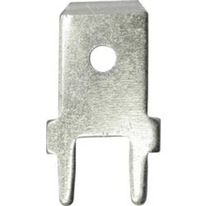 Faston zástrčka Vogt Verbindungstechnik 3866A.68, šířka 6.3 mm bez izolace, kov, 100 ks