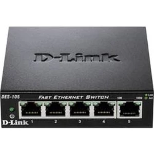 Síťový switch D-Link, DES-105, 5 portů, 100 MBit/s