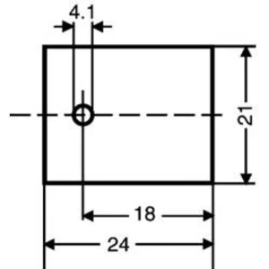 Slídová podložka Fischer Elektronik GS 218, (d x š) 24 mm x 21 mm, vhodné pro TO-218 , 1 ks