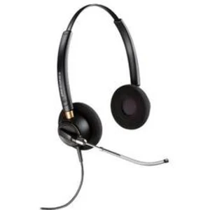 Telefonní headset QD (Quick Disconnect) na kabel Plantronics HW520V EncorePro na uši