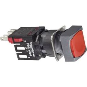 Tlačítko Schneider Electric XB6CA42B, 250 V, 3 A, černá, červená, 1 ks