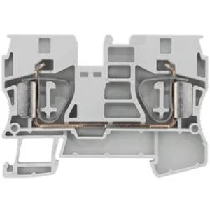 Průchodková svorka přípojka s pružinovým protitahem Siemens 8WH20000AJ00, šedá, 50 ks