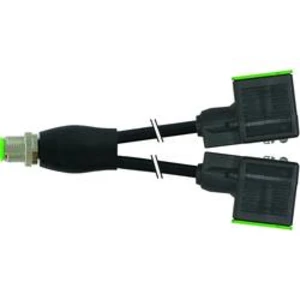 Ventilový konektor ve tvaru Y Murr Elektronik 7000-42401-6360100 počet pólů:4, černá, 1 ks
