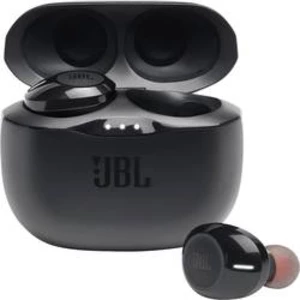 Bluetooth® Hi-Fi špuntová sluchátka JBL Tune 125 TWS JBLT125TWSBLK, černá