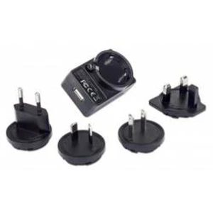 USB nabíječka Manhattan 102155, nabíjecí proud 1 A, černá