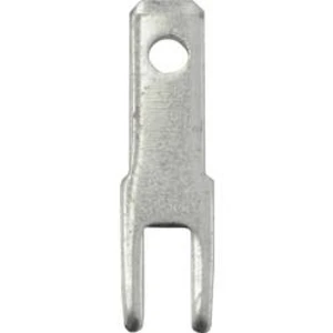 Faston zástrčka Vogt Verbindungstechnik 378508.68 2.8 mm x 0.8 mm, 180 °, bez izolace, kov, 100 ks