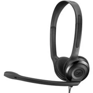 Headset k PC jack 3,5 mm na kabel Sennheiser PC 5 Chat na uši černá