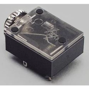 Jack konektor 3.5 mm zásuvka, vestavná horizontální BKL Electronic 1109005, Pólů: 3, stereo, černá, poniklovaná, 1 ks