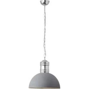 Závěsné světlo LED Brilliant Frieda 93252/70, E27, 60 W, betonově šedá
