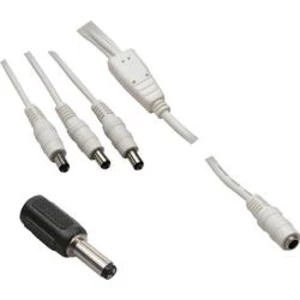Nízkonapěťový kabelový adaptér TRU COMPONENTS 1582608, vnější Ø 5.5 mm, vnitřní Ø 2.5 mm, 1.10 m, 1 sada