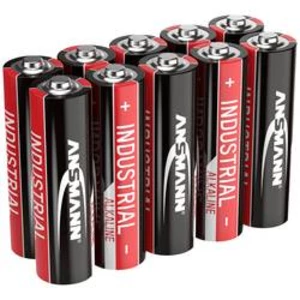 Tužková baterie AA alkalicko-manganová Ansmann Industrial 1.5 V 10 ks