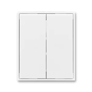 ABB Element,Time kryt vypínače dělený bílá/bílá 3558E-A00652 03