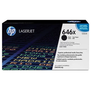 Toner HP 646X, 17000 stran (CE264X) čierny Vysokokapacitní černá tisková kazeta HP Color LaserJet 646X je navržená pro spolehlivost, udržuje produktiv