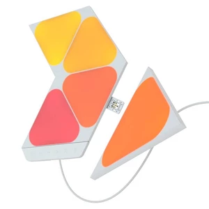 LED svetlo Nanoleaf Shapes Triangles Mini Starter Kit 5ks (NL48-5002TW-5PK) inteligentné osvetlenie • 5 ks trojuholníkových panelov v balení • chromat