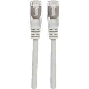 Intellinet 317177 RJ45 sieťové káble, prepojovacie káble CAT 6A S/FTP 7.50 m sivá fóliové tienenie, tienenie pletivom, b