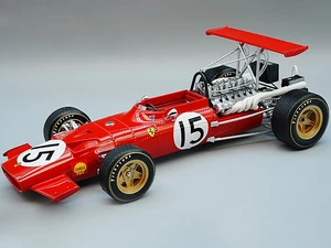 Ferrari 312 F1 1969 Spain GP Car  15 Driver Chris Amon Limited Edition 1/18 Model Car by Tecnomodel