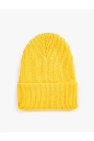 Koton Ribbed Knitted Beanie