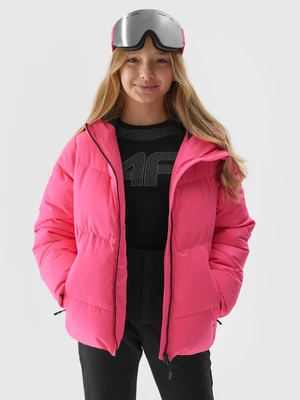 Dívčí lyžařská bunda membrána 5000 - růžová