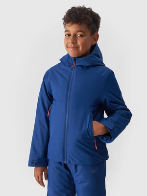 Chlapecká lyžařská bunda membrána 5000 - tmavě modrá