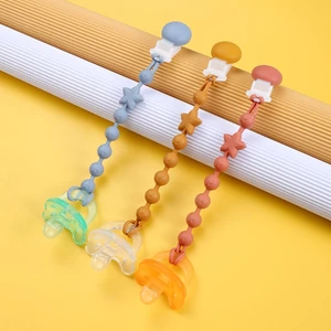 Pacifier Chain Clip for Baby Chewing Toy Organizer Newborn Birthday Shower Gift