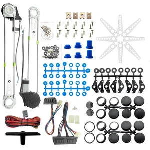 Power Window Kit Electric Window Lifter And Window Regulator Kit For Car Low-Noise 12V Electric Car Motor Conversion Kit